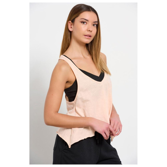 Bodytalk Γυναικεία αμάνικη μπλούζα Asymmetrical Loose Fit Tank Top